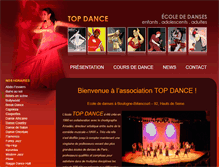 Tablet Screenshot of ecole-de-danse-boulogne-billancourt.com